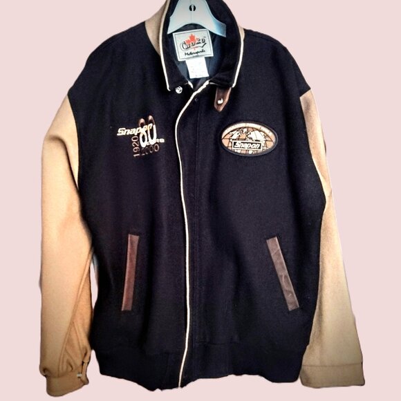 SNAP-ON TOOLS 80th Anniv. Wool Blend Stadium Jacket by CHOKO ~ Men's XL~ EVC! - Picture 1 of 13